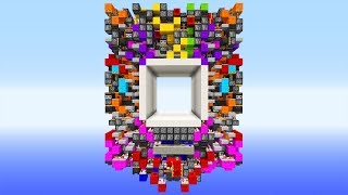 Die KRASSESTE 8x8 Redstone Piston Tür Minecraft Redstone Piston Door [upl. by Josselyn]