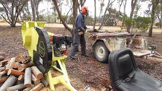 Forestwest 13 HP 700 mm log saw In depth [upl. by Merrile949]