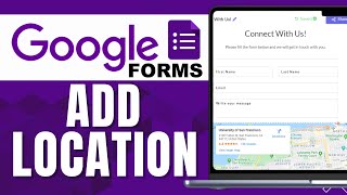 HOW TO ADD LOCATION IN GOOGLE FORM [upl. by Damek]