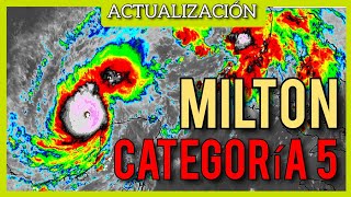 ‼️ ACTUALIZACIÓN‼️ MILTON CATEGORIA 5 CERCANO A YUCATAN [upl. by Kred]