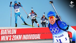 Biathlon  Mens 20km Individual  Full Replay  Beijing2022 [upl. by Silvana]