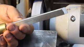 Sharpening a Skew Chisel Freehand woodturning [upl. by Cates297]