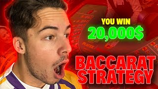 THE BEST BACCARAT STRATEGY OF ALL TIME [upl. by Cerell]