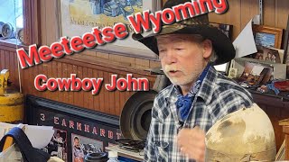 Meet Cowboy John in Meeteetse antiques wyoming [upl. by Karlens]