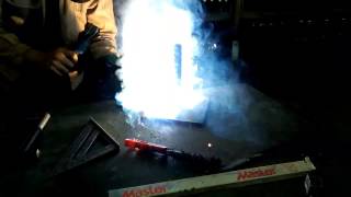 Stick Welding Galvanized Steel [upl. by Saint]