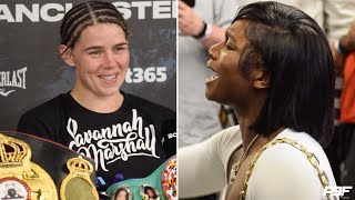 quotI WILL SMOKE YOUquot  CLARESSA SHIELDS CRASHES SAVANNAH MARSHALL PRESSER amp ERUPTS TRADE HEATED WORDS [upl. by Nalro156]