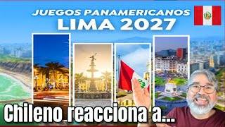 Chileno reacciona a triunfo de Perú con LIMA sede de los juegos panamericanos 2027 Lima2027 [upl. by Anik729]