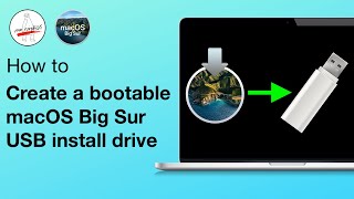 Create a bootable macOS Big Sur USB install drive in 5 Minutes [upl. by Enaud]