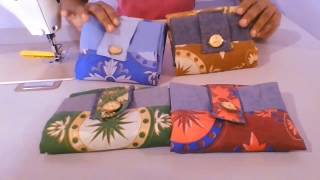 How to sew a foldable shopping bag [upl. by Glynis]