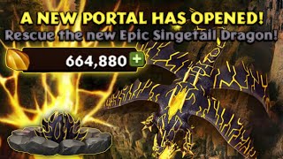 Rescuing New Epic Dragon Novatail In Ascension Portal With 600K Ascension  Dragons  Rise of Berk [upl. by Nicko80]