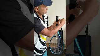 How to Apply Tennis Over grip on a Racket [upl. by Jenine]