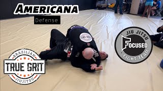 BJJ  Americana Defense [upl. by Consuela]