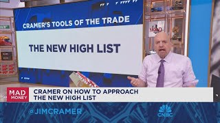 I rarely recommend buying stocks straight off the new high list says Jim Cramer [upl. by Ivy]