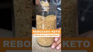 REBOZADO KETO ✨ Ideal para empanizar pollo pescado e incluso vegetales 🥑 ketones [upl. by Gnilyam]