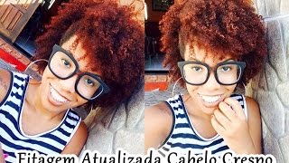 Fitagem em Cabelo Crespo Curto Atualizada Luany cristina [upl. by Pytlik]