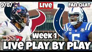 Houston Texans vs Indianapolis Colts Week 1 Live Stream [upl. by Plafker]