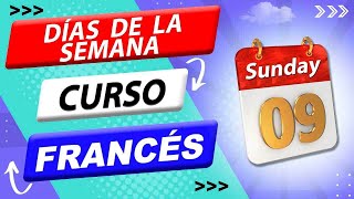 🇫🇷 Días de la semana en FRANCÉS 💙 📣 👉  1 EN FRANCIA 👈 [upl. by Ijic]