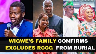 Late Wigwe Family Confirms Rift With RCCG Excludes City of David From Burial [upl. by Kelleher71]