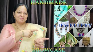 Handmade Jewellery ShowcaseDeepika NimDeepjayhandcraft handmadejewelry youtube jewellerydesign [upl. by Hairim]