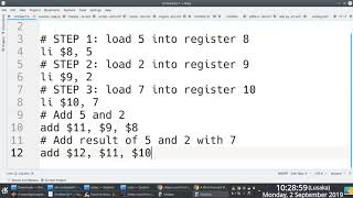 Illustration MIPS Assembly Language Adding Multiple Operands in MIPS [upl. by Ibby]