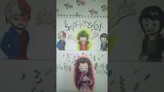 happy birthday momo mha bnha myheroacademia bokunohero bokunoheroacademia drawing [upl. by Cyprian]