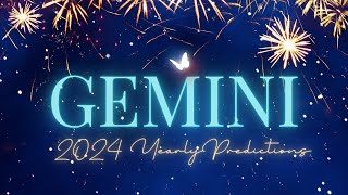 Gemini Major Event in Your Life that Brings So Many Blessings 2024 Yearly Tarot Predictions [upl. by Seraphim189]