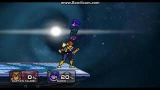 SSF2 CFalcon Projectile Punch ModGlitchy [upl. by Garrett63]