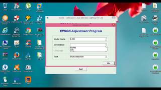 RESET EPSON L382 L386 L486 EURO CIS [upl. by Alodee]