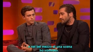 Tom Holland e Jake Gyllenhaal  The Graham Norton Show 2019  Intervista [upl. by Acireh19]