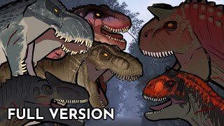 Rexy and Vastatosaurus Rex vs Carnotaurus  Animation Full Version [upl. by Jerold]