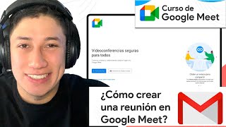 Crea una reunión en Google Meet y Compartir la invitación [upl. by Ynalem535]