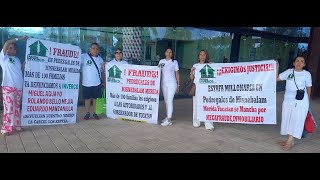 Defraudados por INVERCO Yucatán protestan en Foro de Vivienda Mérida Piden apoyo a nuevo gobierno [upl. by Refotsirhc]