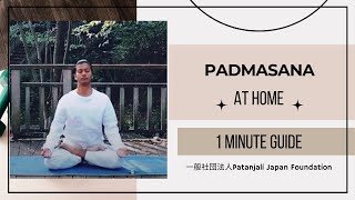 How To Do Padmasana Lotus Position ヨーガ ヨガスタグラム yogainjapan ヨガ ポーズヨガ 教室 朝 ヨガ yoga [upl. by Sigfrid]