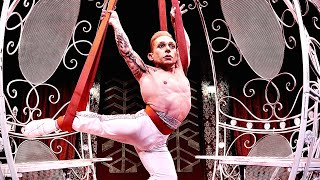 Alan Silva Cabaret le cirque Niagara Falls OLG theater aerialist aerial straps and aerial silks [upl. by O'Neill]