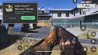 WARZONE MOBILE  NOVA GAMEPLAY NO ANDROID MEDIATEK DIMENSITY 9000 [upl. by Mori621]