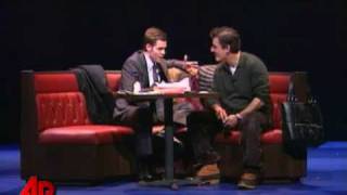 Chris Pine and Chris Noth talk about their new play Farragut North 06 2009 [upl. by Rosenquist337]