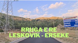 Shtrohet Rruga Leskovik Erseke 4K LeskovikShelegur [upl. by Sandler421]