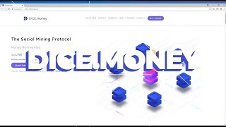 DICEMONEY Новое поколение криптовалют [upl. by Ttenneb711]