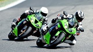 Kawasaki ZX6R 600 vs 636 [upl. by Guglielmo]