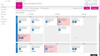 Agile Task Board  SharePoint Framework WebPart [upl. by Bartko]