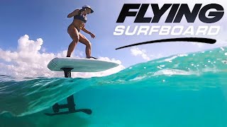 Electric Surfboard That Flies Above The Water [upl. by Millburn367]