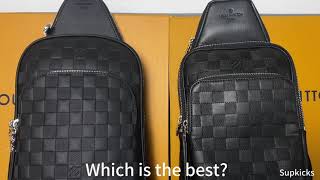 Which is the Best LV Avenue Slingbag NM Damier Infini [upl. by Ahsatniuq349]