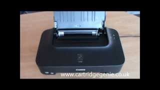 Canon Pixma iP2702 How to set up and install ink cartridges [upl. by Vedi883]