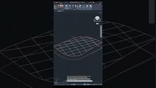 Creating a surface and giving thickness with patch and thicken commands in AutoCAD [upl. by Sirrad]