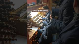 Komt ‘ie NÓU mee 😅KoekampZopie in de Laurenskerk marcodentoom orgel lachen [upl. by Naimaj112]