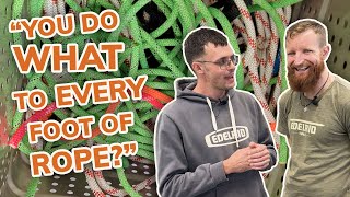 The Right Way to do QA  EDELRID Rope Factory Tour [upl. by Arihsay]