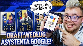 ASYSTENT GOOGLE WYBIERA MI DRAFT  FIFA 19 [upl. by Ansev396]