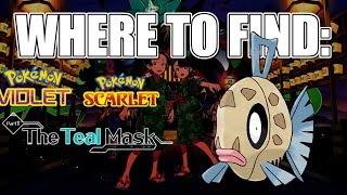 Where to Find Feebas  Pokemon The Teal Mask DLC [upl. by Macnamara]