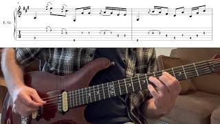 Bold as Love opening verse  Jimi Hendrix slower with guitar tab at 038 [upl. by Sokul950]