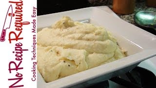 Cauliflower Mashed Potatoes  NoRecipeRequiredcom [upl. by Maynord357]